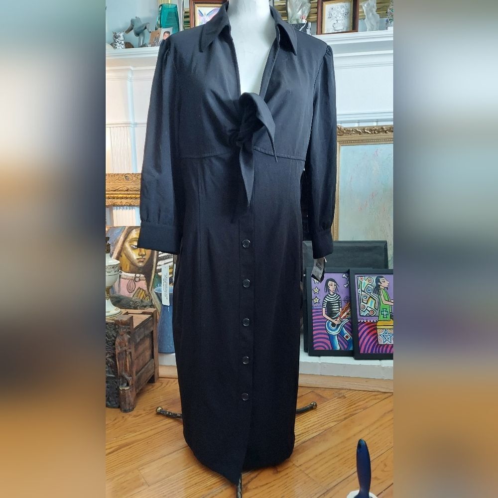 Bigio Collection Black Dress Size 10